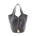 Hermes Handbag Picotin Lock PM Black Leather