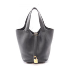 Hermes Handbag Picotin Lock PM Black Leather