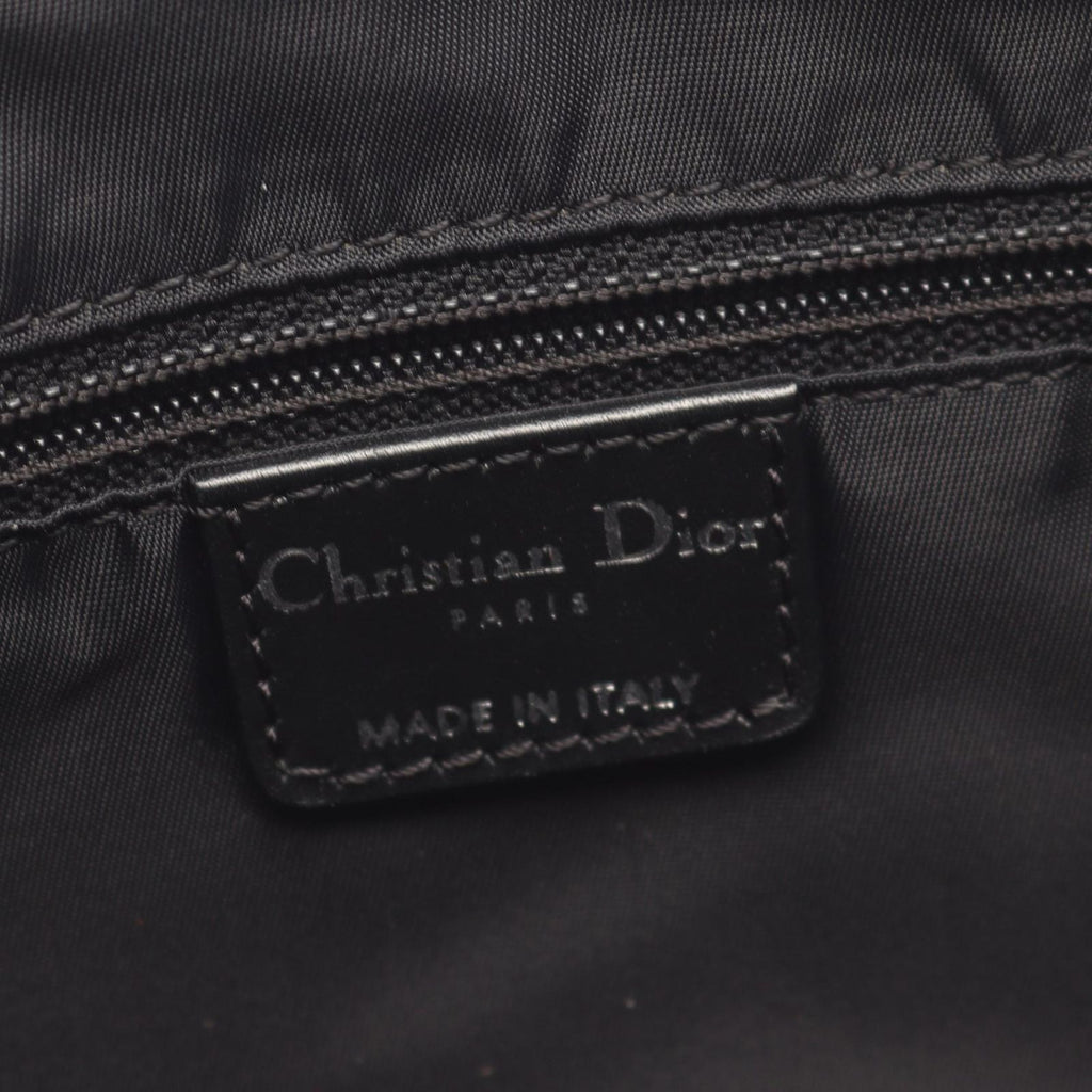 Dior Dio Shoulder Bag Tobta Gray Black Canvas — view 4