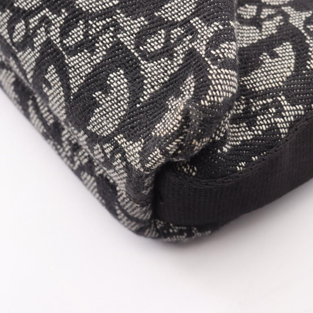 Dior Dio Shoulder Bag Tobta Gray Black Canvas — view 6