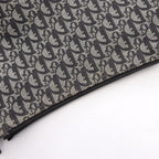 Dior Dio Shoulder Bag Tobta Gray Black Canvas — view 5