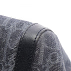 Dior Dio Handbag Tobta Navy Black Orange Denim Leather — view 8