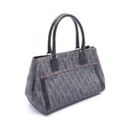 Dior Dio Handbag Tobta Navy Black Orange Denim Leather — view 2