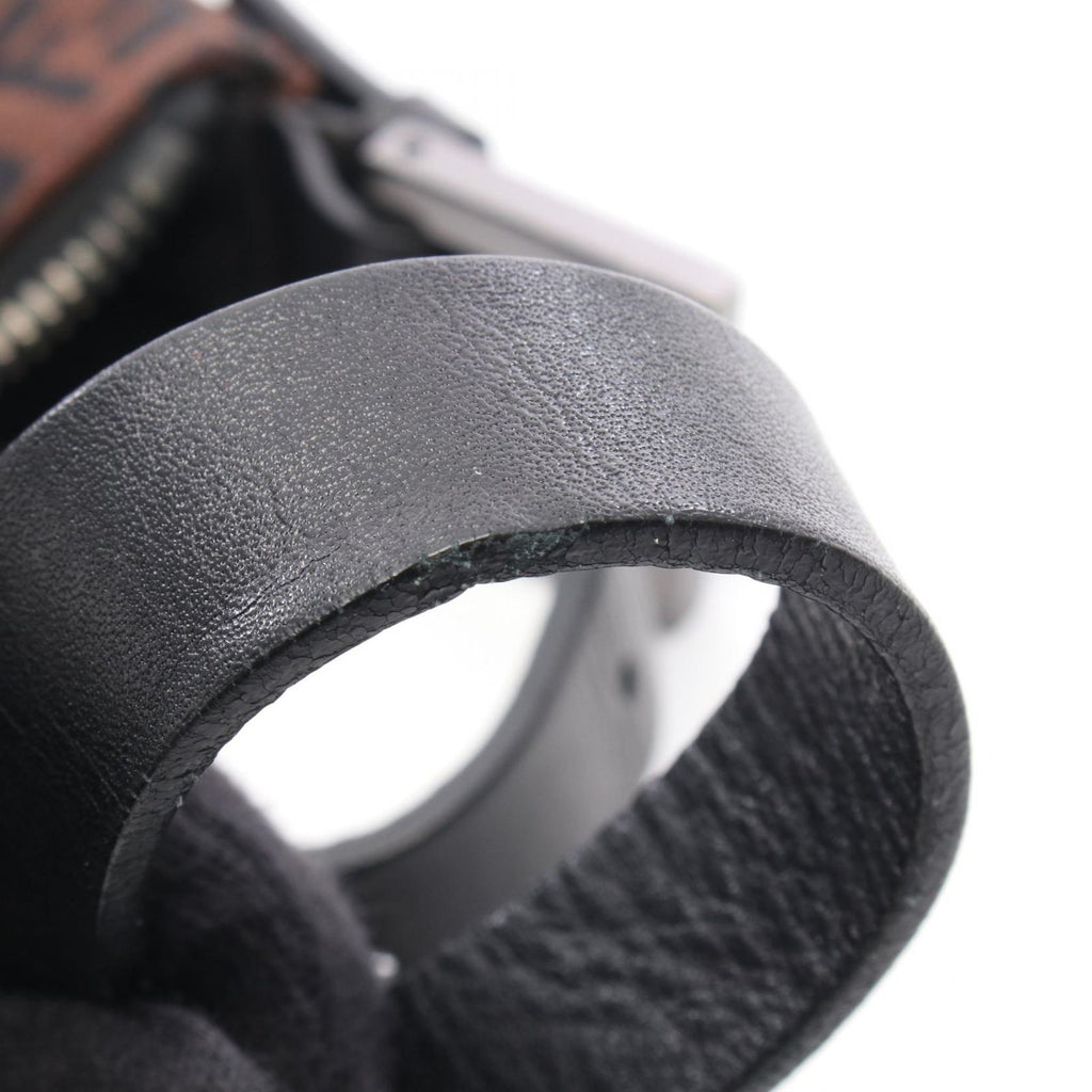 Fendi Shoulder Bag of Brown Nylon Leather — view 7