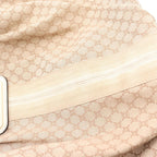 Celine Seri Shoulder Bag Beige Canvas Leather — view 7