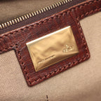 Fendi Tote of Beige Brown Canvas Leather — view 4