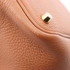 Hermes Handbag Picotin Lock PM ninela Gold Blue Leather — view 7