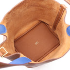 Hermes Handbag Picotin Lock PM ninela Gold Blue Leather — view 3