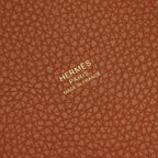 Hermes Handbag Picotin Lock PM ninela Gold Blue Leather — view 4
