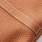 Hermes Handbag Picotin Lock PM ninela Gold Blue Leather — view 8