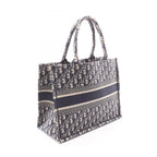Dior Tote Book Navy Canvas — view 2