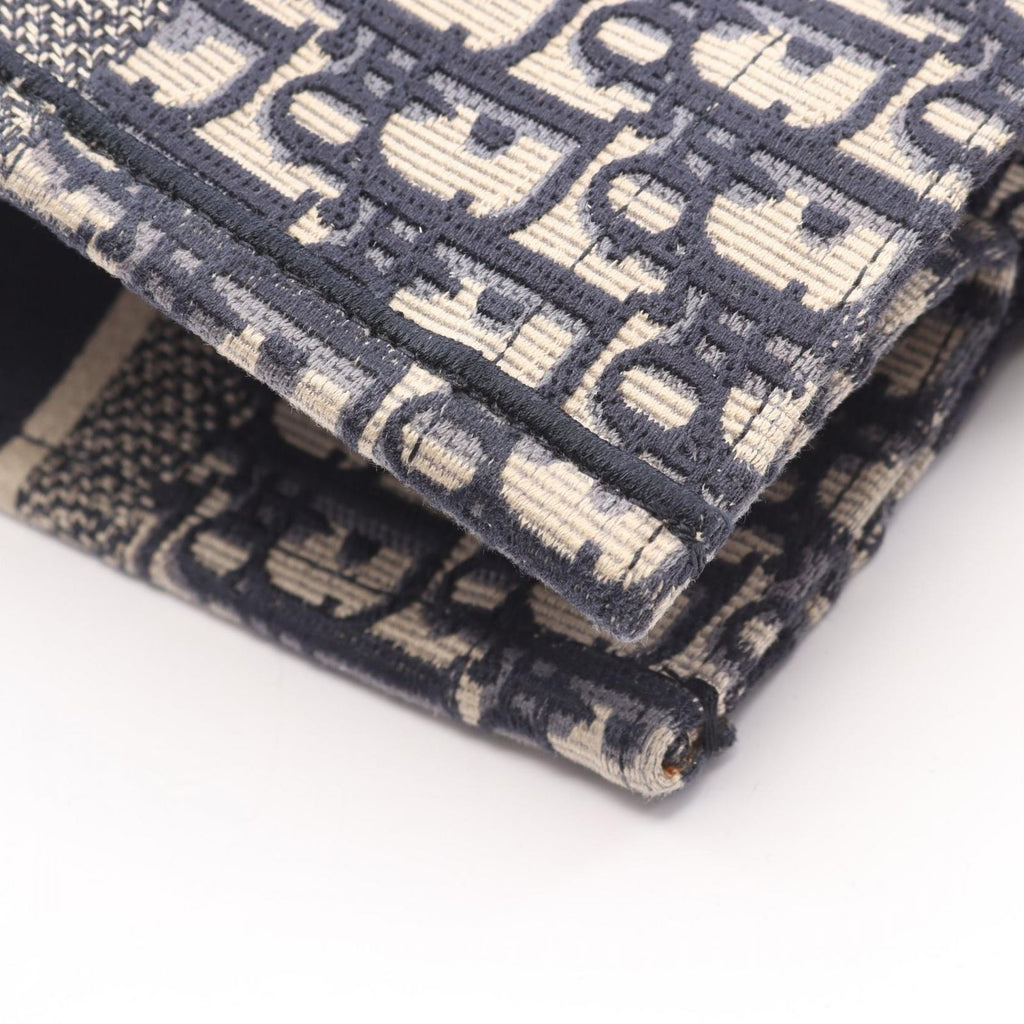 Dior Tote Book Navy Canvas — view 8