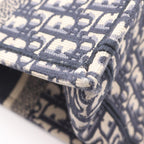 Dior Tote Book Navy Canvas — view 5