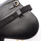 Dior Dio Belt Bag Sadeleba Black Leather — view 9