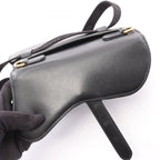 Dior Dio Belt Bag Sadeleba Black Leather — view 8