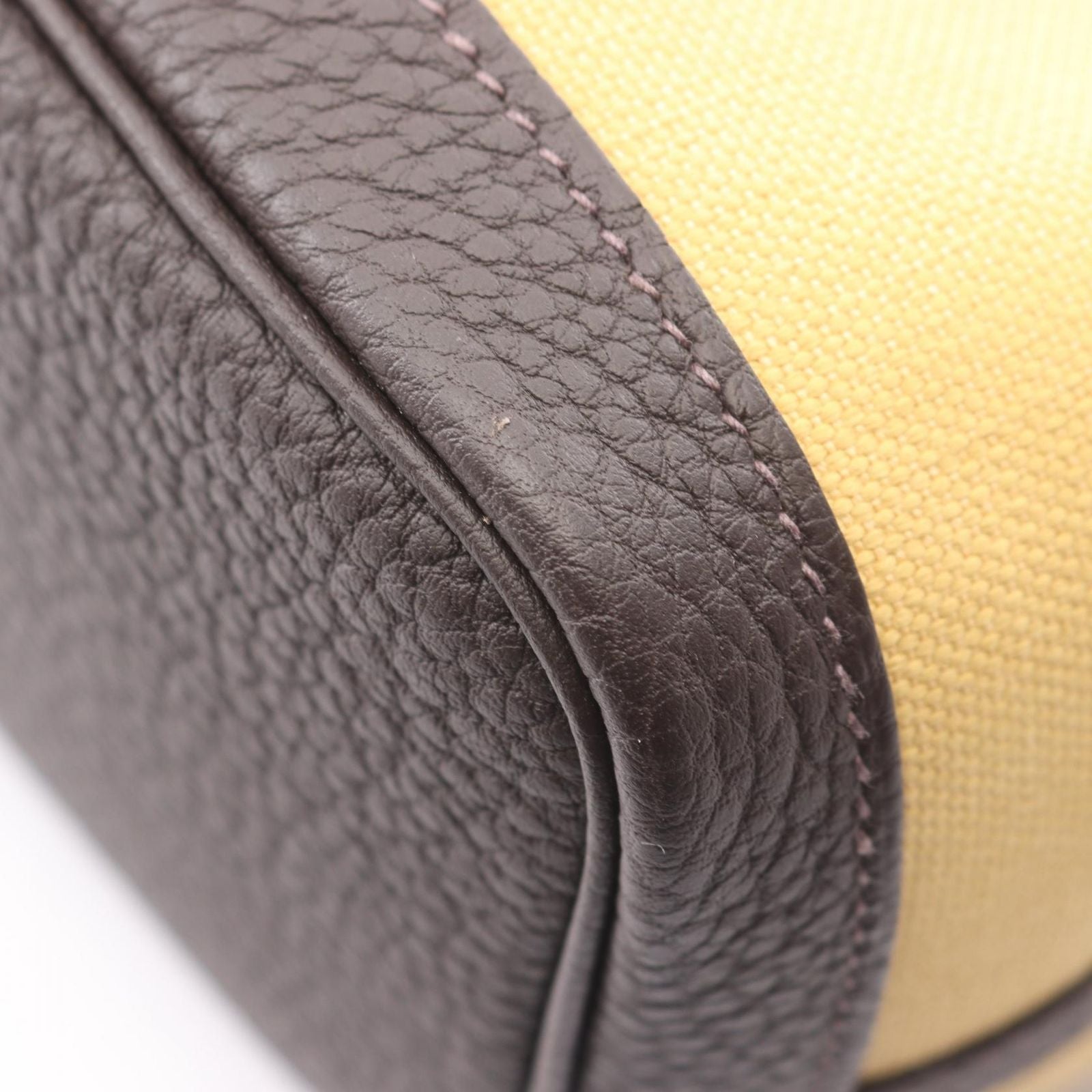 Hermes Tote Garden Party TPM Canvas Leather — view 6