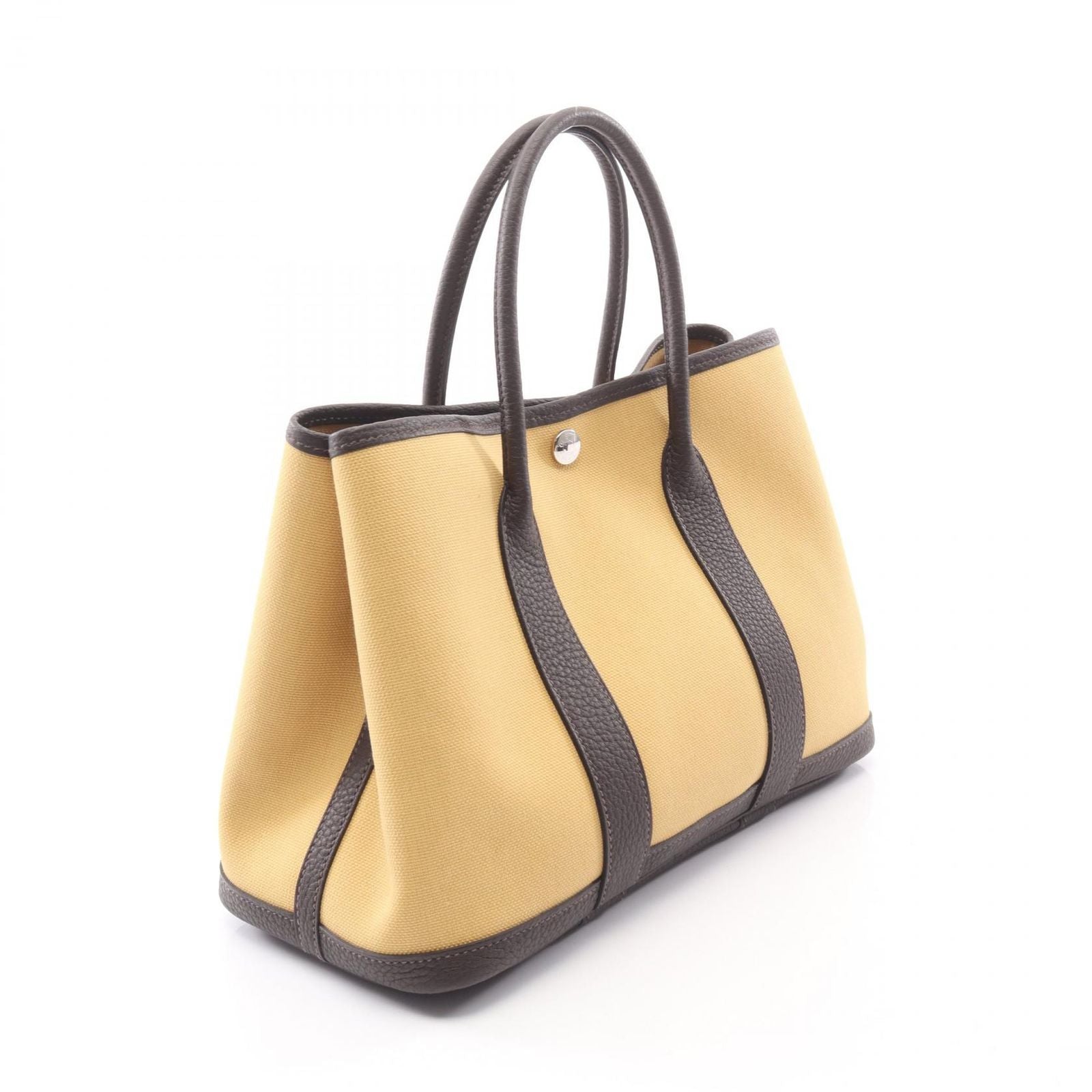 Hermes Tote Garden Party TPM Canvas Leather — view 2