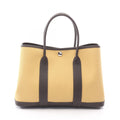 Hermes Tote Garden Party TPM Canvas Leather
