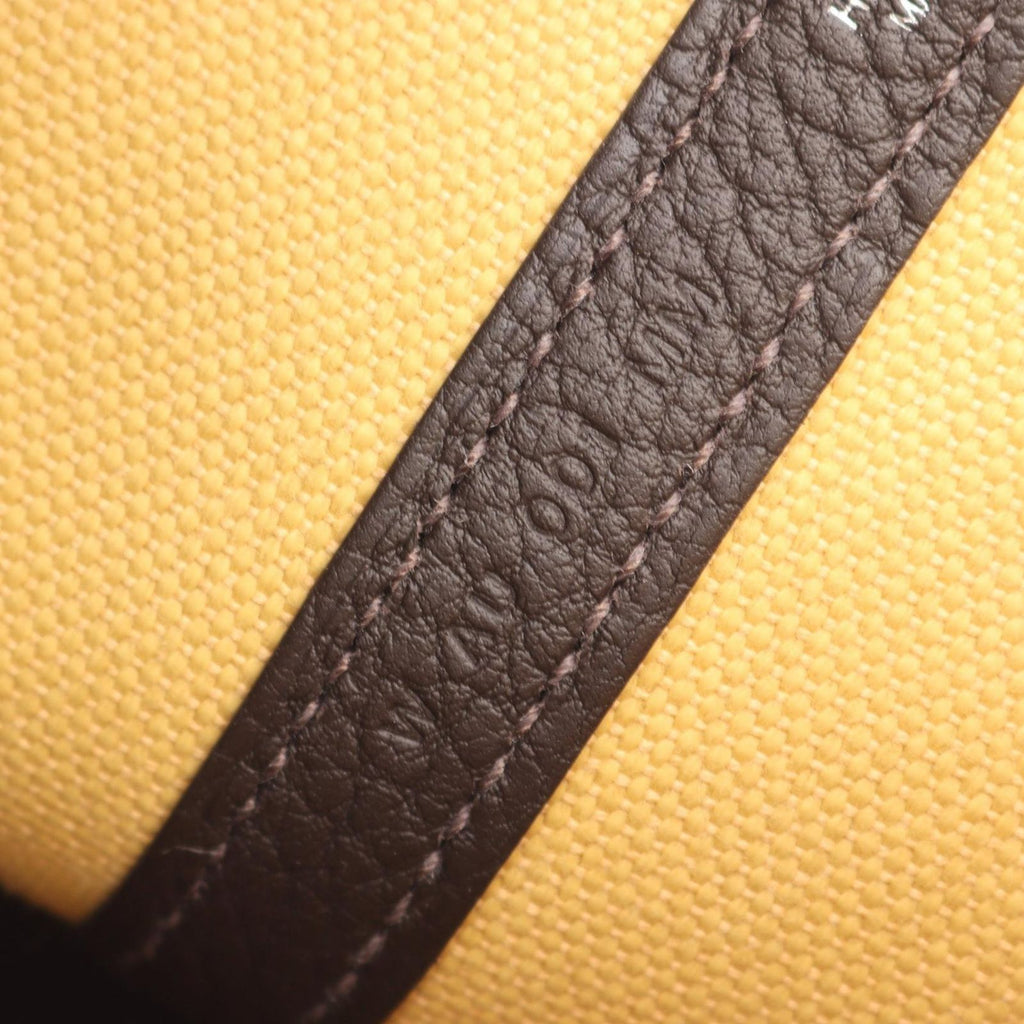 Hermes Tote Garden Party TPM Canvas Leather — view 5