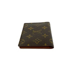 Louis Vuitton Vintage Porto 2 Cult Vertical Monogram Leather Pass Case Brown — view 5
