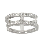 Hermes Arianne Che D'ancre 48 Ring Diamond 18k WG White Gold