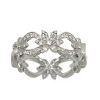 Gucci Flora Ring Diamond 18k WG White Gold