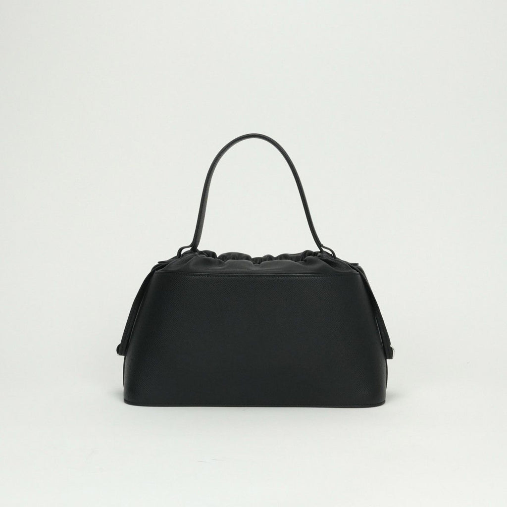Hermes Paris Tote Epsom Noir Black Silver Handbag