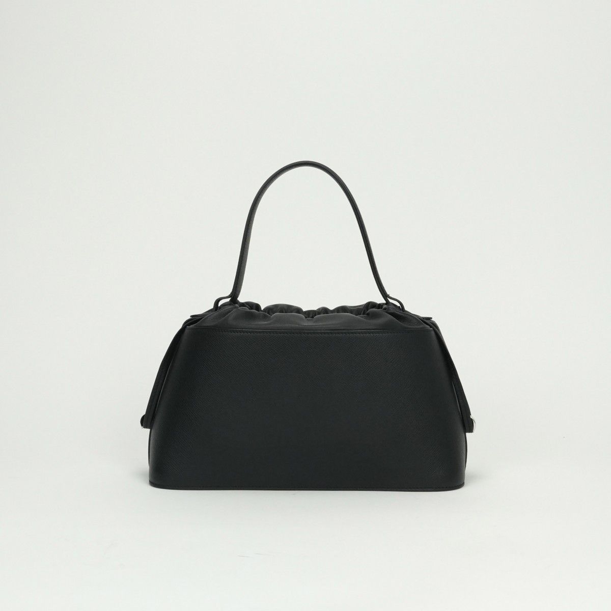 Hermes Paris Tote Epsom Noir Black Silver Handbag