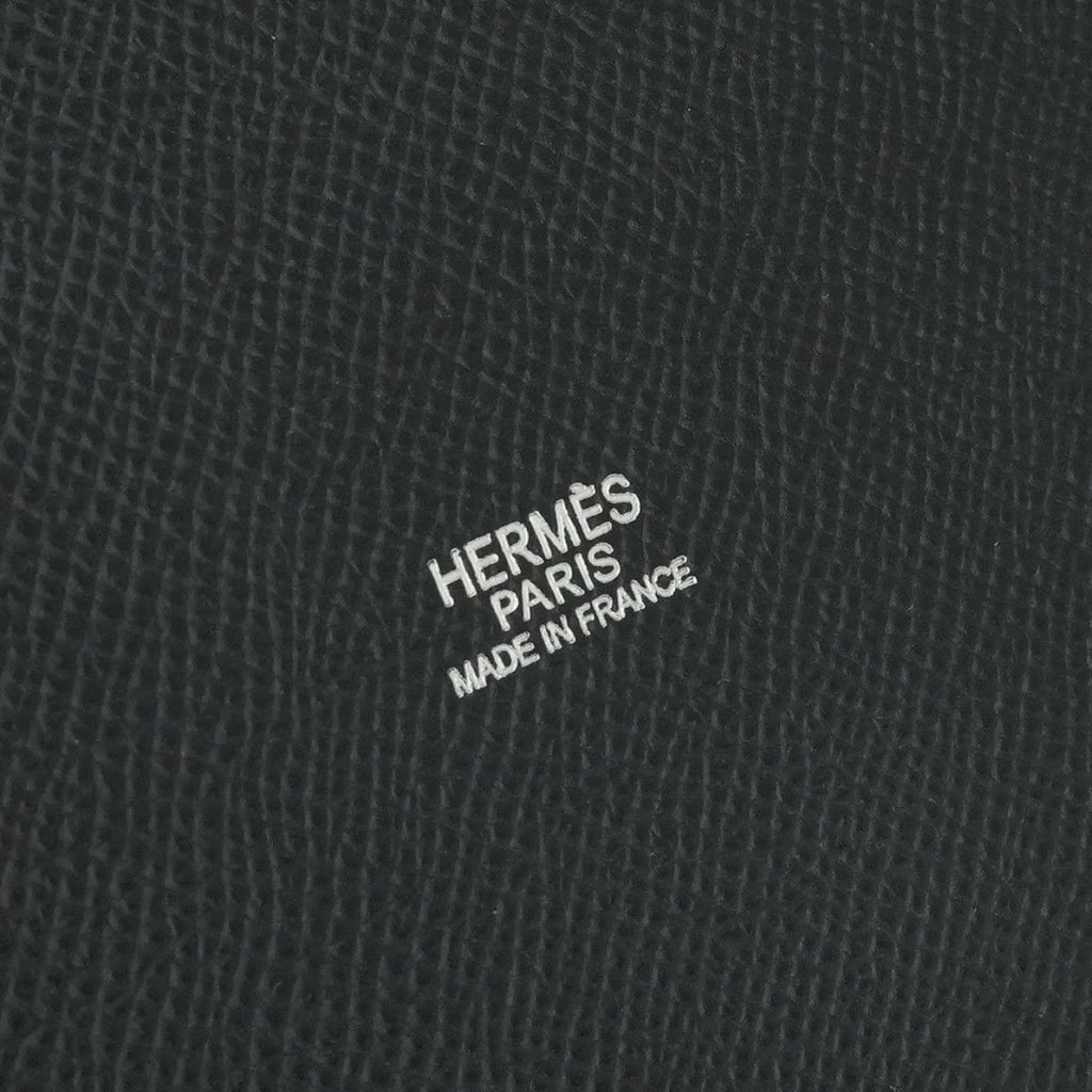 Hermes Paris Tote Epsom Noir Black Silver Handbag — view 6