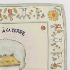 Hermes Retour Terre Carre 45 Silk Green LadyScarf Scarf — view 3