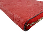 Louis Vuitton Zippy Wallet Empreinte Monogram Red — view 4
