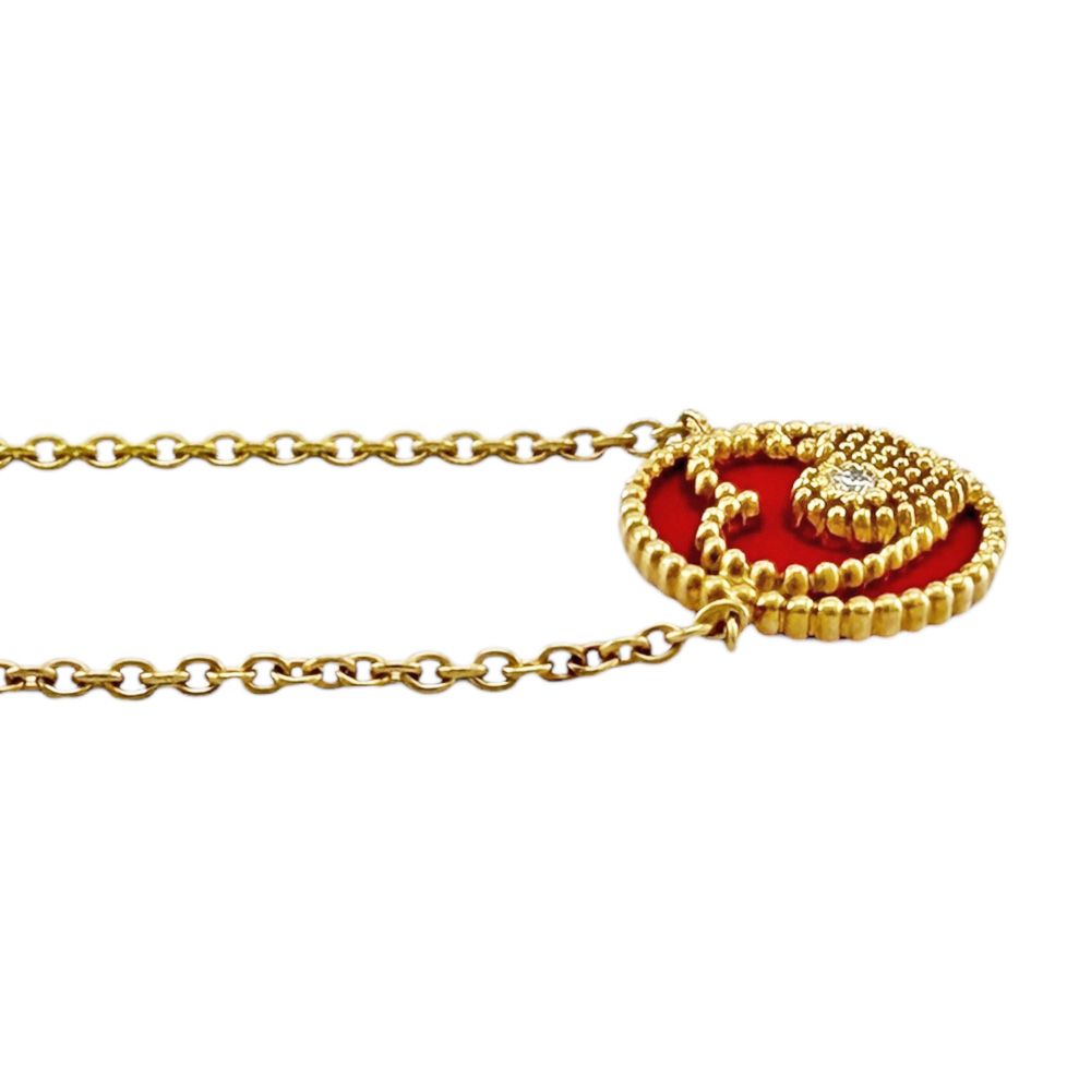 Dior Rose Devan Coule Necklace 18k Gold Diamond — view 4
