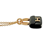 Hermes Constance Necklace 18k Gold Black Jade — view 4