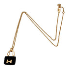 Hermes Constance Necklace 18k Gold Black Jade — view 7