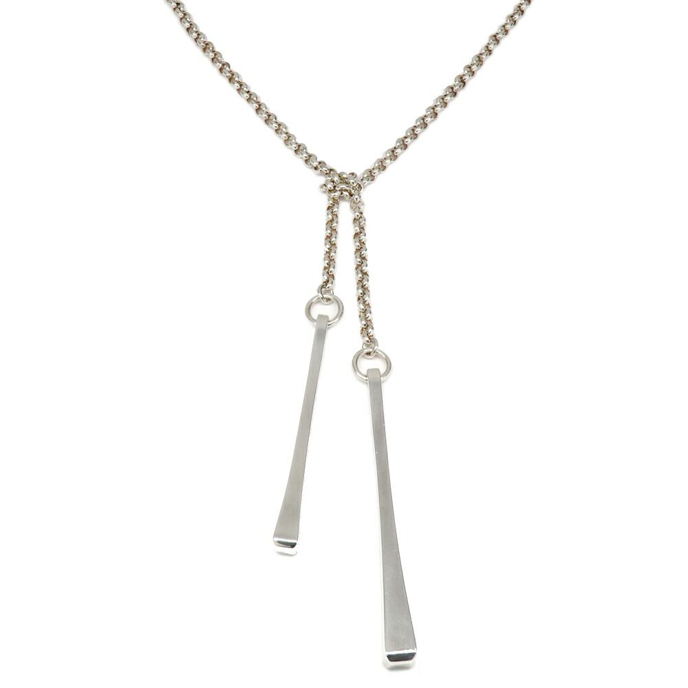 Hermes Necklace Cour Forges Silver