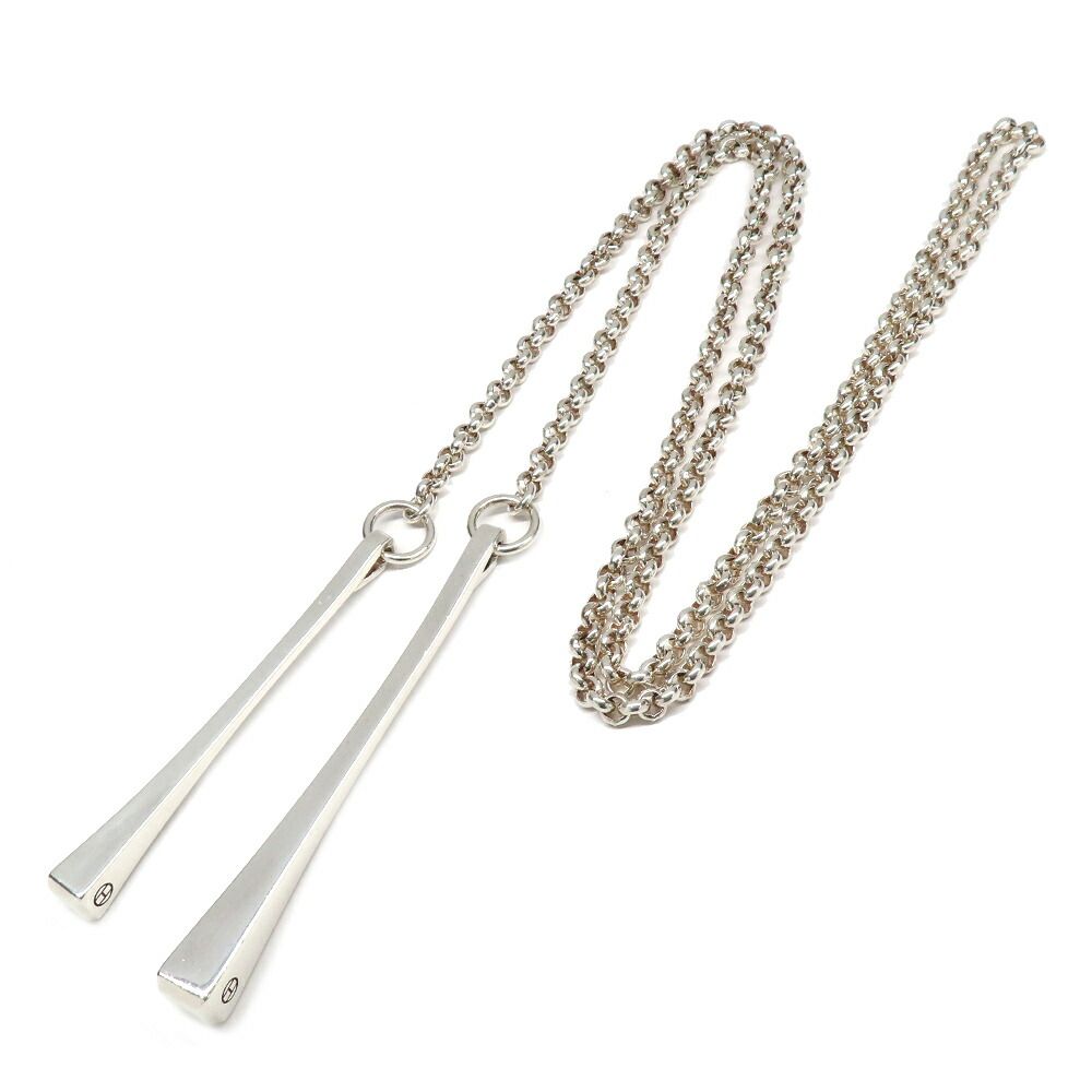 Hermes Necklace Cour Forges Silver — view 9