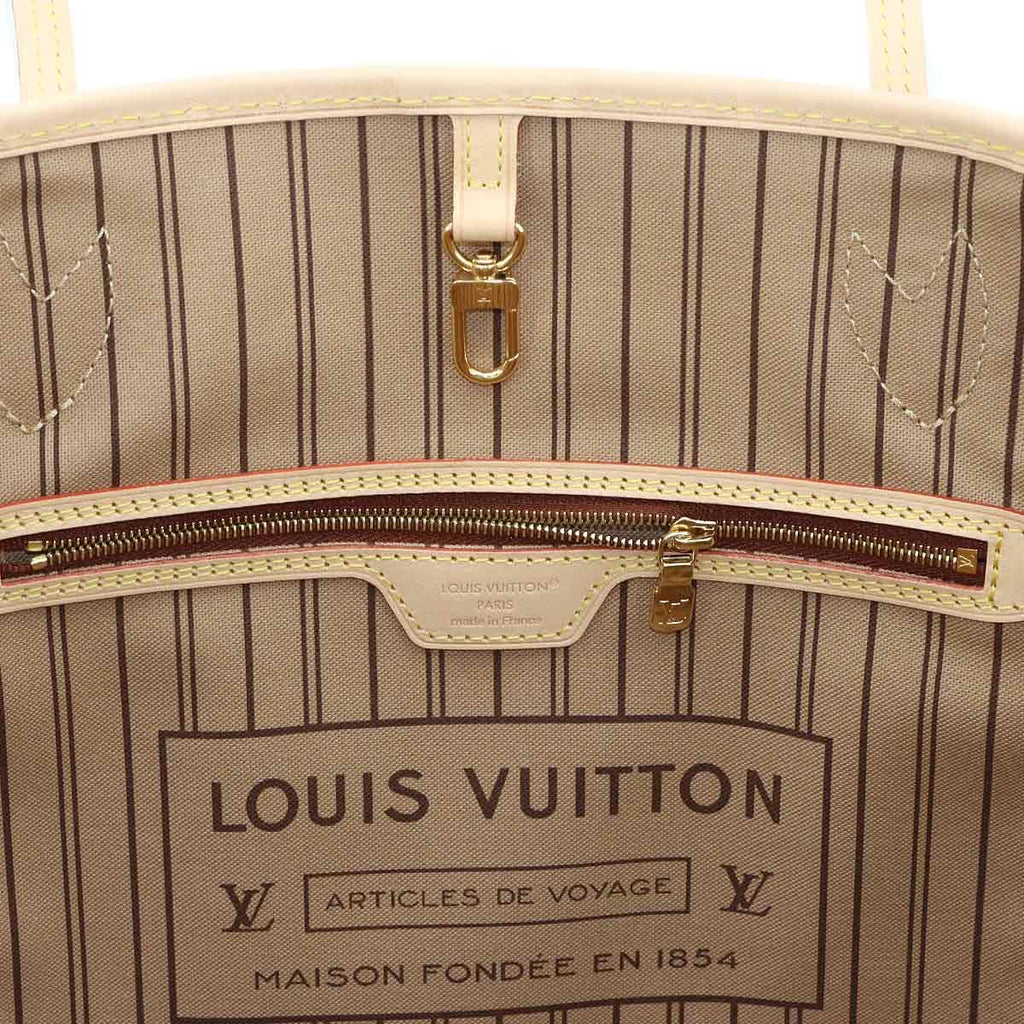 Louis Vuitton Monogram Neverfull GM Tote Brown Gold — view 8