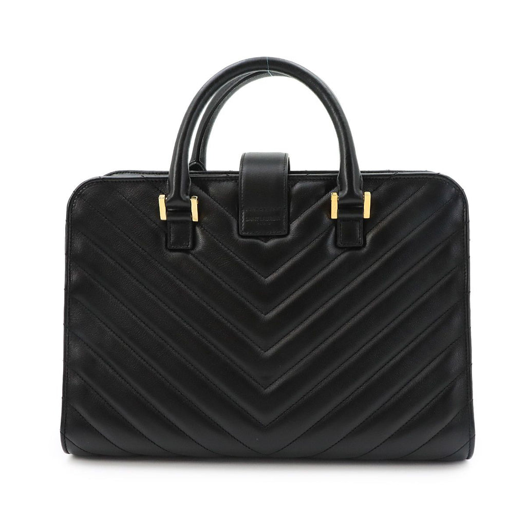 Saint Laurent Cabas 2-Way Bag Leather Black — view 3