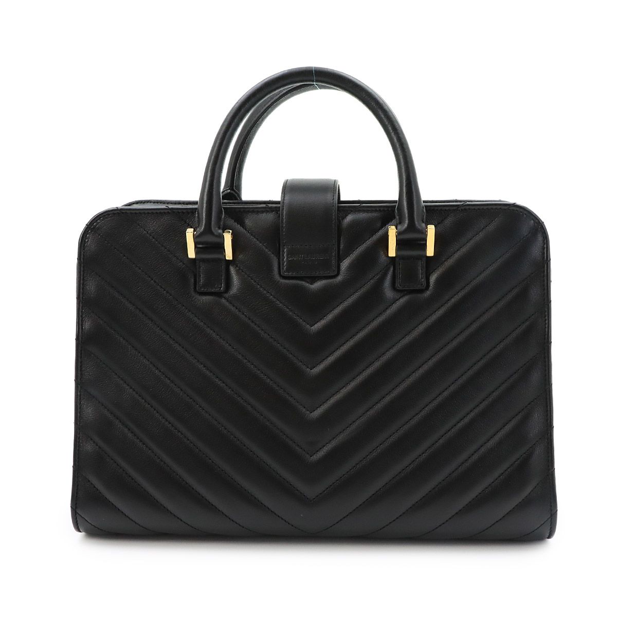 Saint Laurent Cabas 2-Way Bag Leather Black — view 3