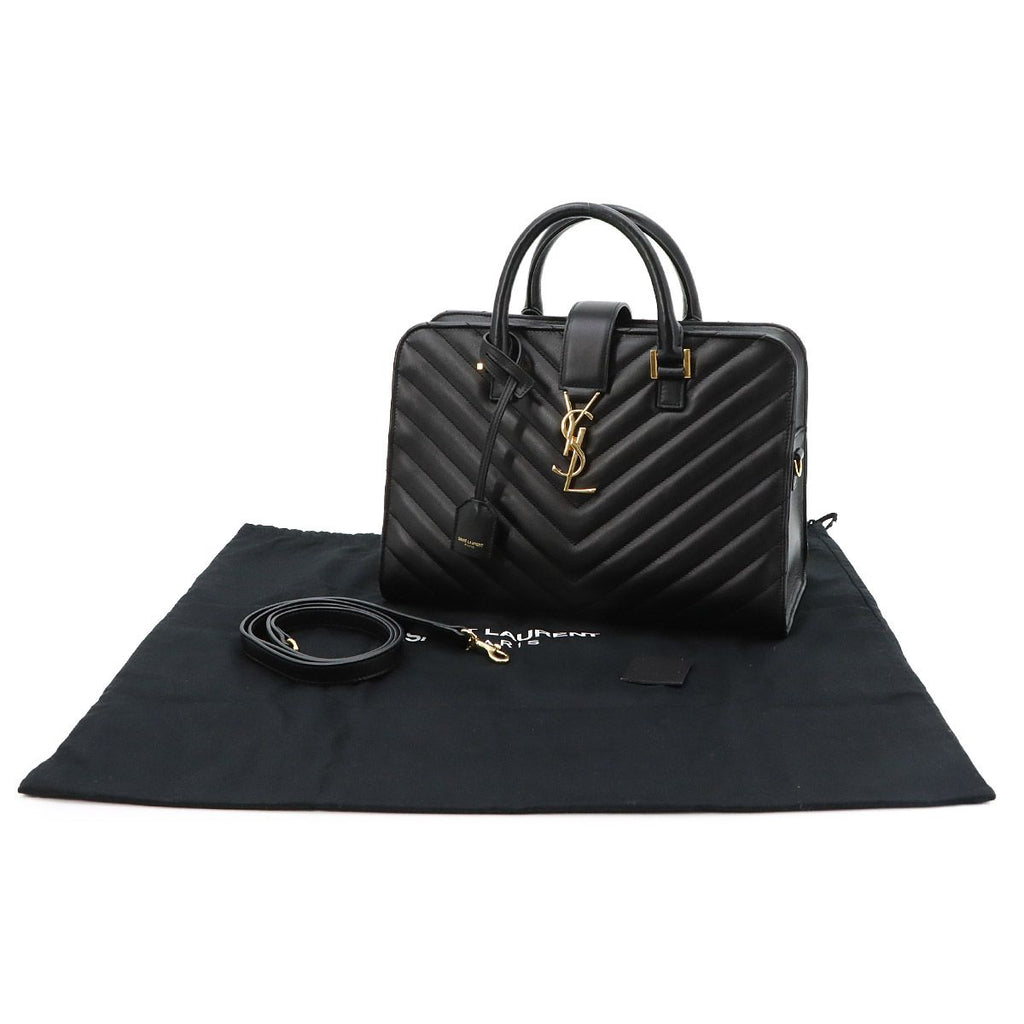 Saint Laurent Cabas 2-Way Bag Leather Black — view 2