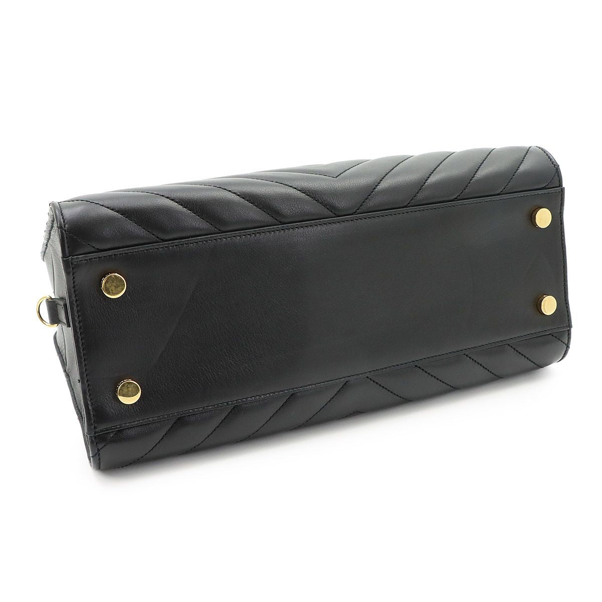Saint Laurent Cabas 2-Way Bag Leather Black — view 5