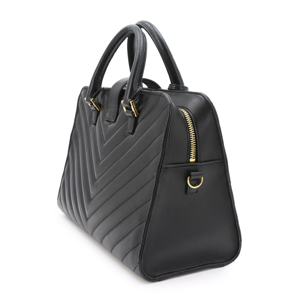 Saint Laurent Cabas 2-Way Bag Leather Black — view 4
