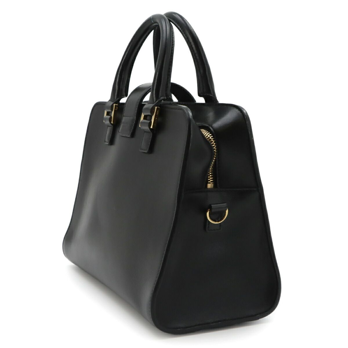 Saint Laurent Baby Cabas 2-Way Hand Shoulder Bag Leather Black — view 3
