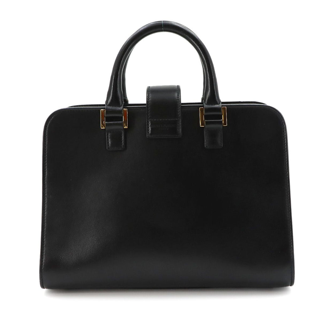 Saint Laurent Baby Cabas 2-Way Hand Shoulder Bag Leather Black — view 2