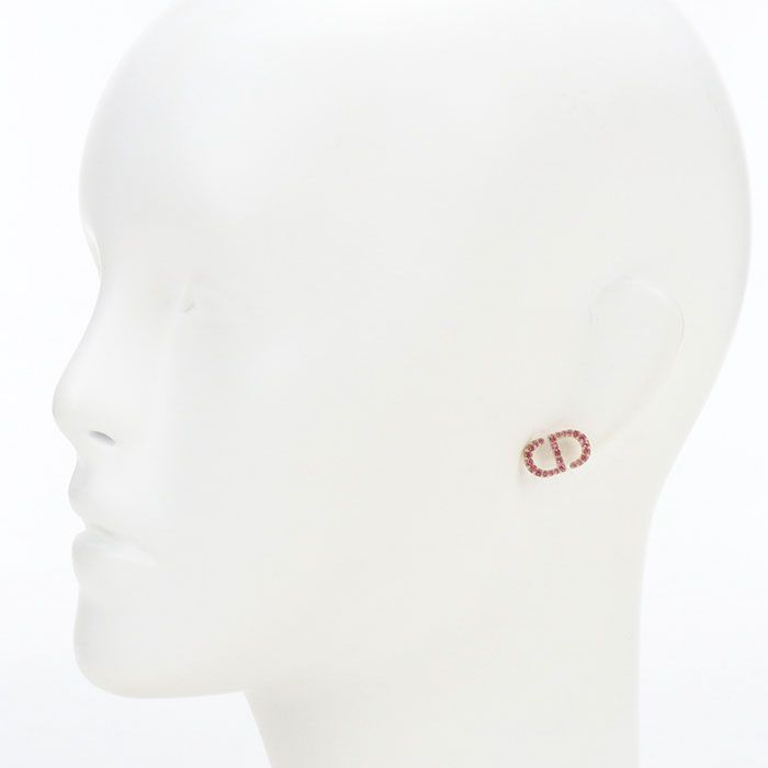 Dior Petit CD Stud Earrings Metal — view 5