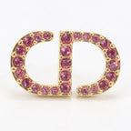 Dior Petit CD Stud Earrings Metal — view 2