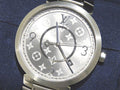 Louis Vuitton Quartz Watch Tambour Slim Eclipse Date Gray Dial SS Bracelet