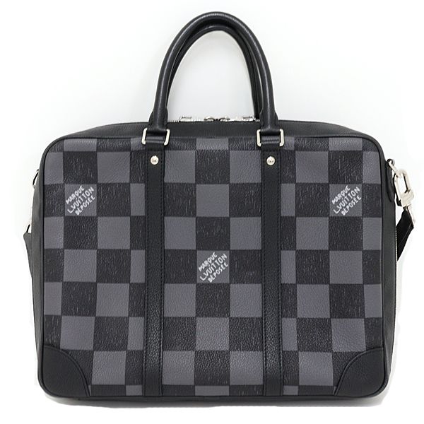 Louis Vuitton Sirius Briefcase Business 2-Way Damier Black — view 2