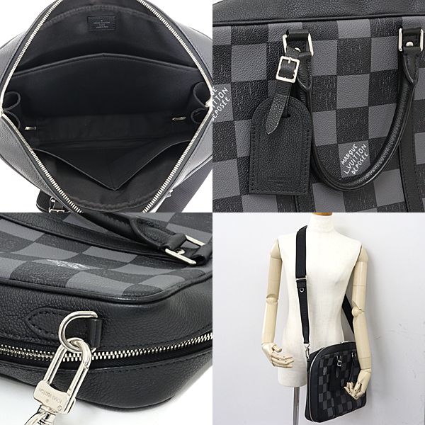 Louis Vuitton Sirius Briefcase Business 2-Way Damier Black — view 6