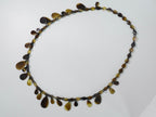 Hermes Buffalo Horn Long Necklace Pendant Brown — view 2